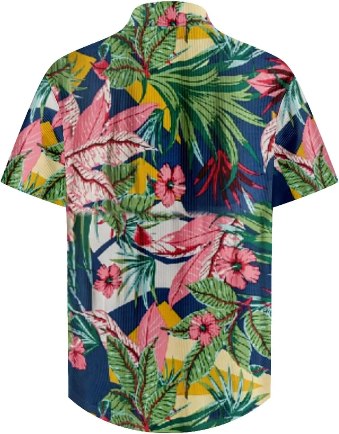 Men's Casual Button-Down Shirts Hawaiian Shirt Short Sleeve Funky Print Summer Tropical Holiday Shirt Loose Fit M-8XL