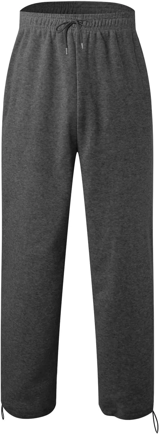 Men's Casual Cargo Pants Relaxed Fit Outdoor Hiking Workout Sweatpants, Stretch Drawstring Elastic Waist Jogger Pants