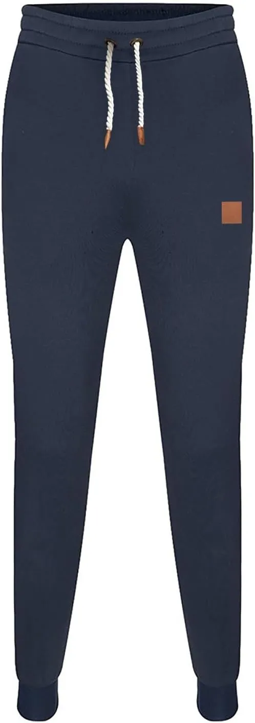 Mens Corduroy Cargo Pants, Baggy Casual Sweatpants, Athletic Drawstring Elastic Waist Relaxed Fit Pants with Pockets