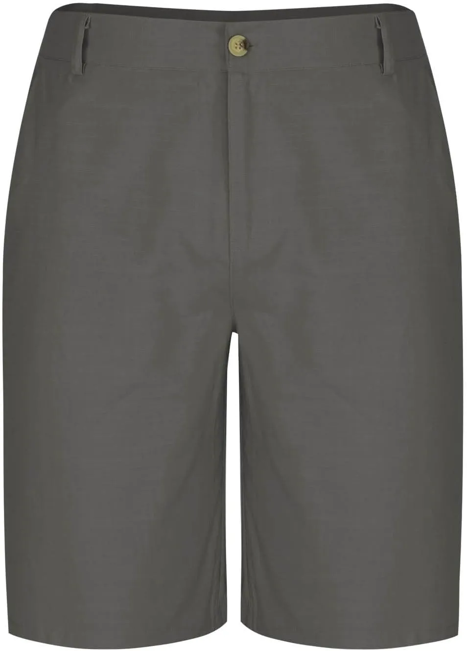 Men's Cotton Linen Shorts Solid Color Casual Pocket Half Shorts Button Zipper Dress Pants with Pockets