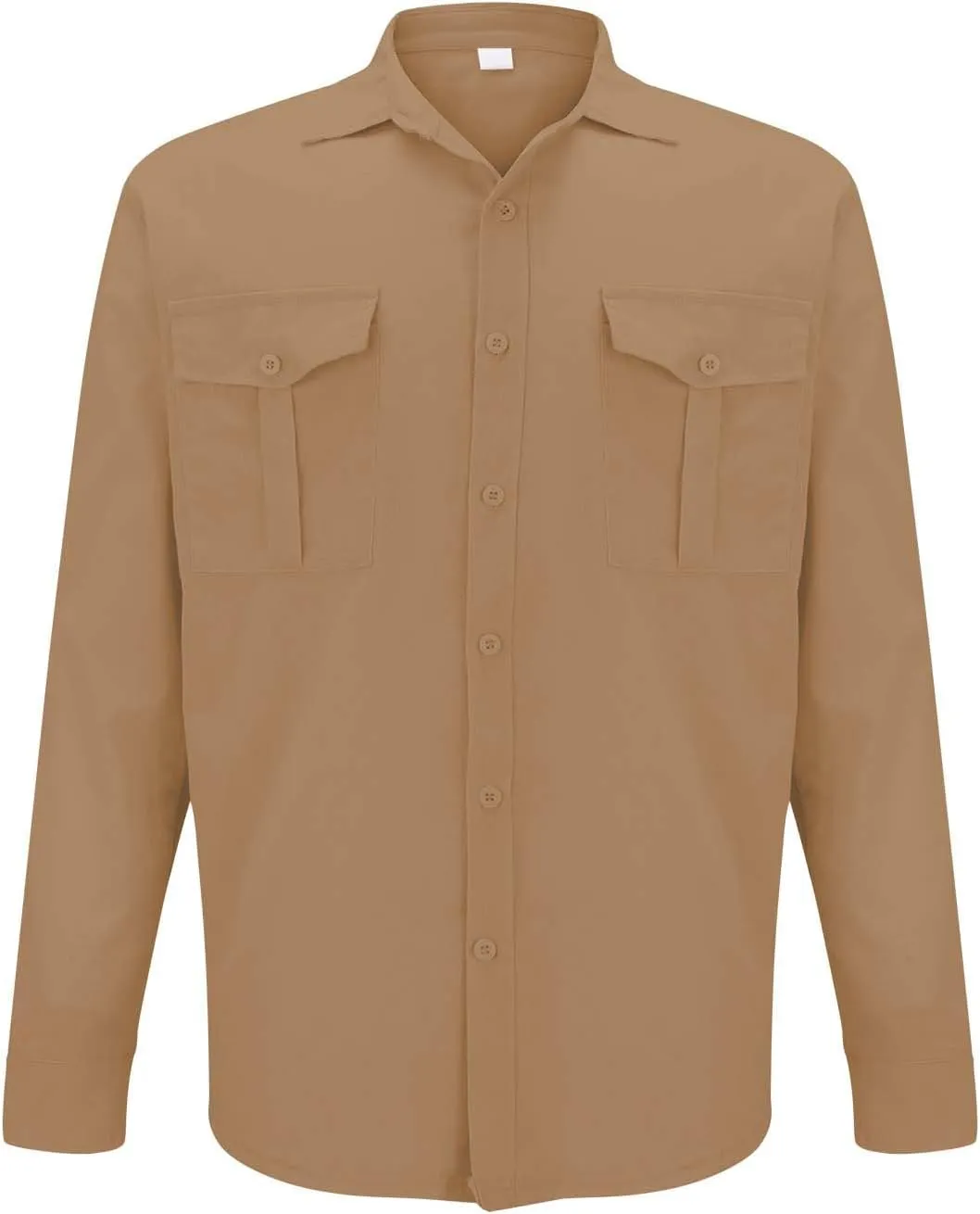 Men's Cuban Guayabera Cotton Linen Long Sleeve Dress Shirt Casual Fashion Button up Shirts Jackets with 2 Pockets