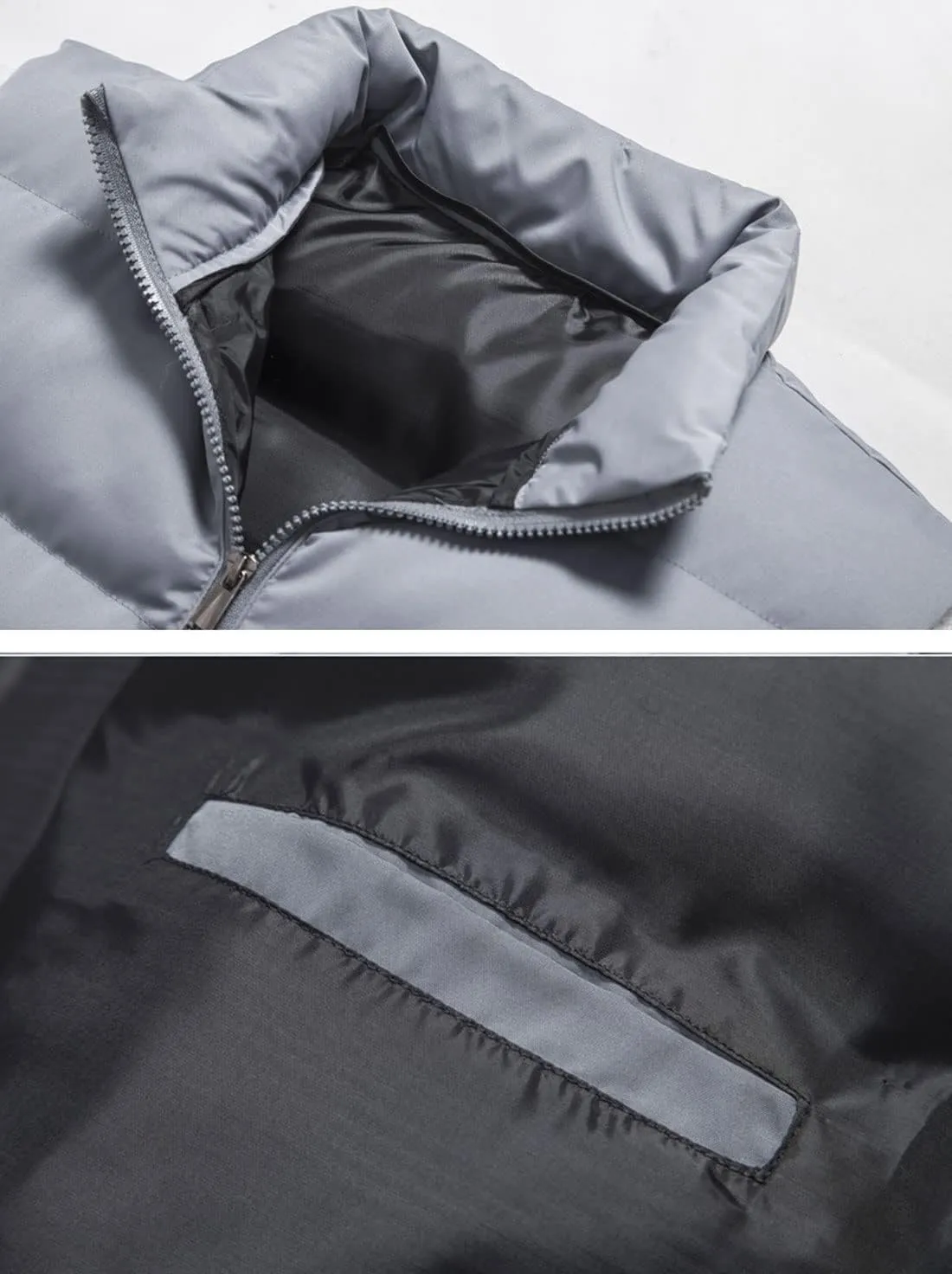 Men's Outerwear Vests Winter Warm Outdoor Padded Puffer Lightweight Vest