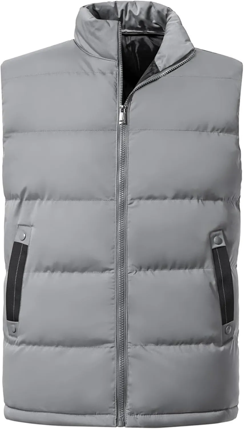 Men's Outerwear Vests Winter Warm Outdoor Padded Puffer Lightweight Vest