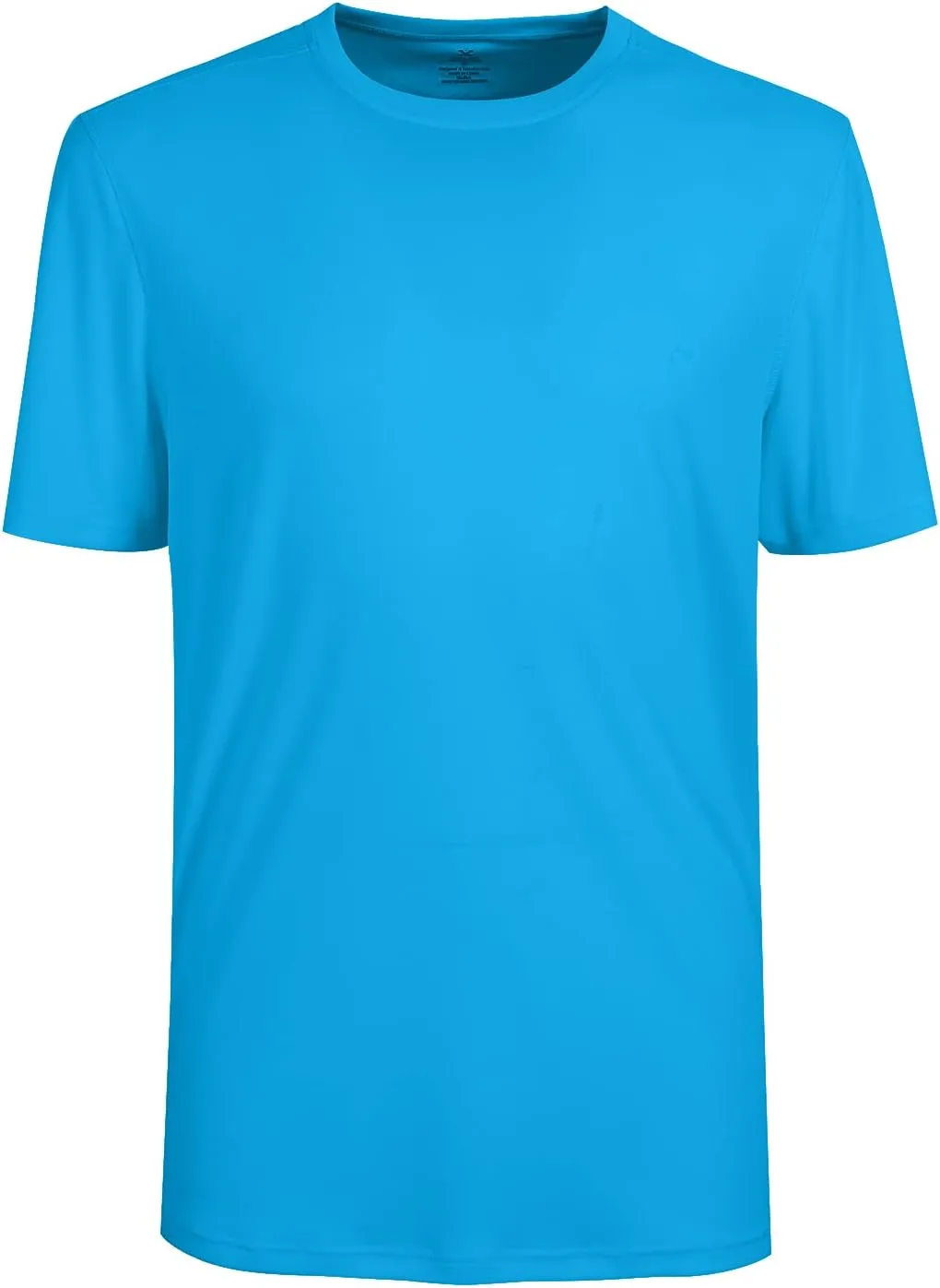 Mens Quick Dry Fit Mositure Wicking Athletic Performance T Shirt -Crewneck Outdoor Activewear Tops
