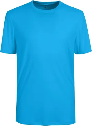 Mens Quick Dry Fit Mositure Wicking Athletic Performance T Shirt -Crewneck Outdoor Activewear Tops