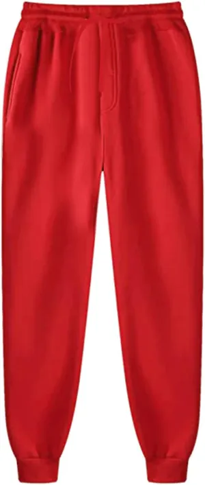 Mens Workout Cargo Sweatpants Men's Cargo Pants Relaxed Fit Work Pants Stretch Elastic Waist Multiple Pockets Fitness
