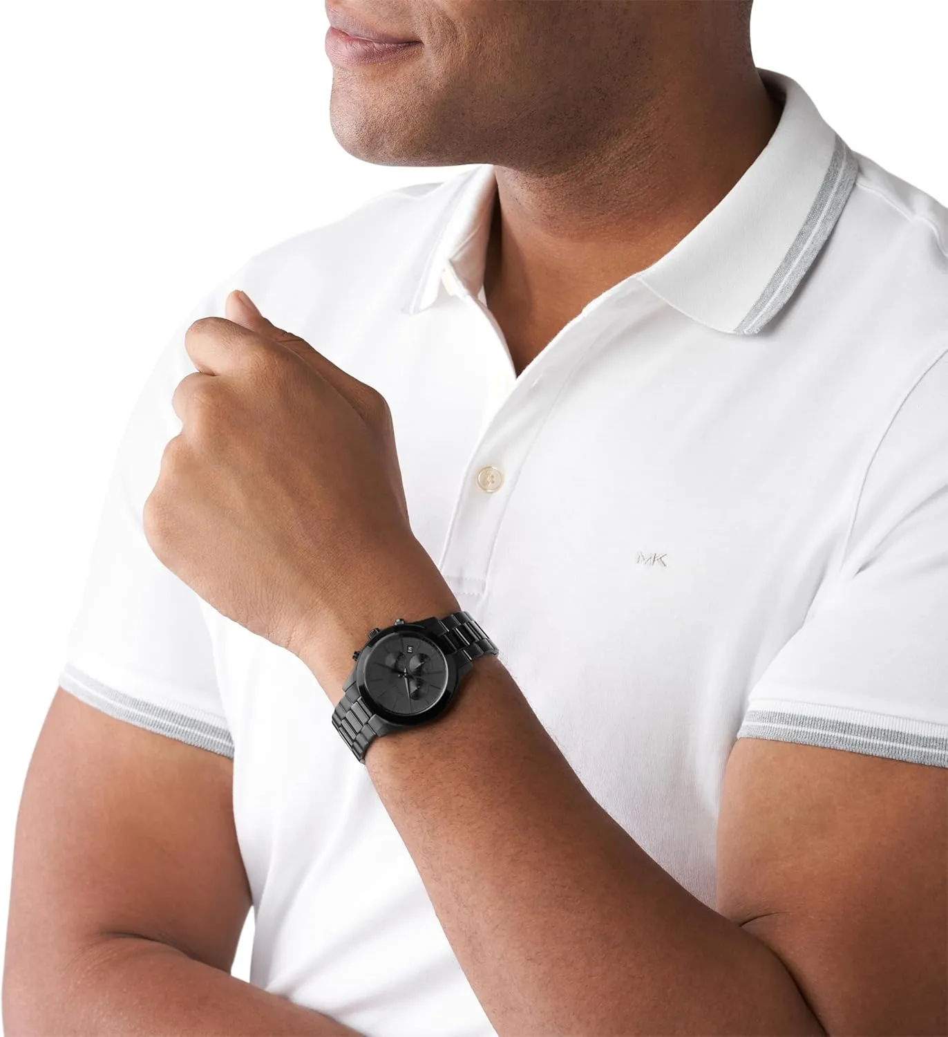 Michael Kors Oversized Slim Runway Men's Watch, Stainless Steel Watch for Men
