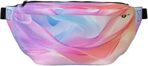 Minimalist Abstract Fluid Fanny Pack For Women Man, Waist Belt Bag Crossbody For Sports Travel Hiking Running Jogging