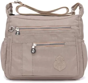 MINTEGRA Crossbody Bag for Women Nylon Waterproof Shoulder Purse Messenger Bag Lightweight Pocketbooks