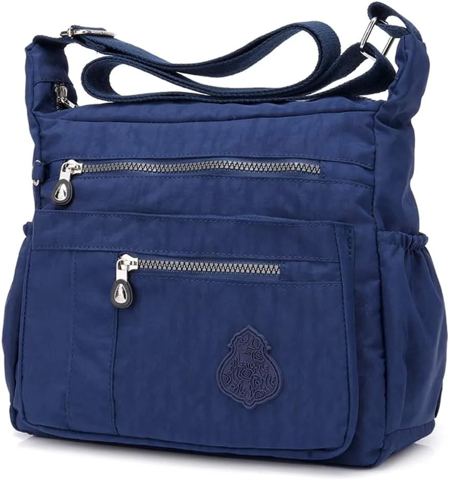 MINTEGRA Crossbody Bag for Women Nylon Waterproof Shoulder Purse Messenger Bag Lightweight Pocketbooks