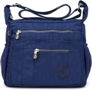 MINTEGRA Crossbody Bag for Women Nylon Waterproof Shoulder Purse Messenger Bag Lightweight Pocketbooks