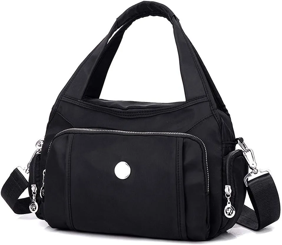 MINTEGRA Crossbody Bag for Women Waterproof Handbag Multi-Pocket Nylon Travel Shoulder Purse