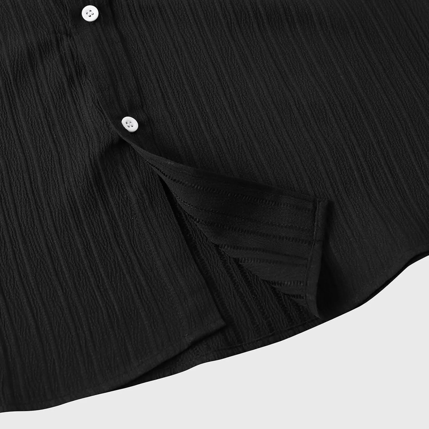 Muscularfit Slim Fit Dress Shirts for Men 2024 Casual Short Sleeve Button Down Shirt Summer Regular Fit Solid Collar Shirts