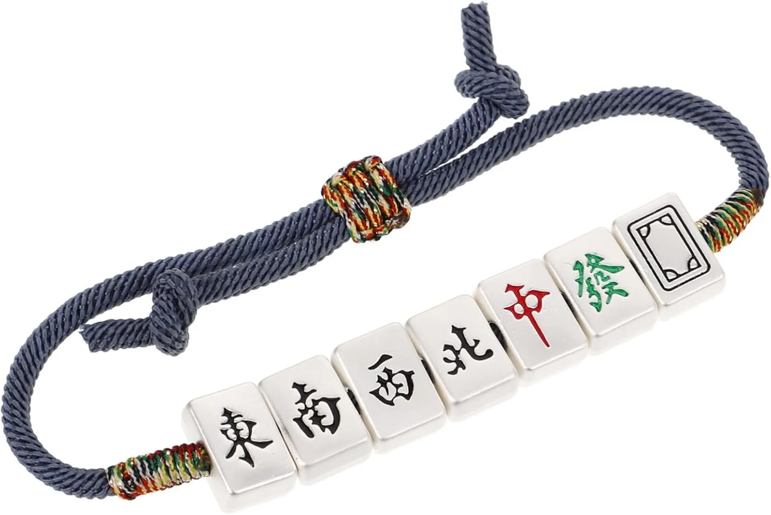 PartyKindom Braided Strand Bracelet Mahjong Style Woven for Men Women Year present Chic Minimalist Design Comfortable Fit for Every Occasion