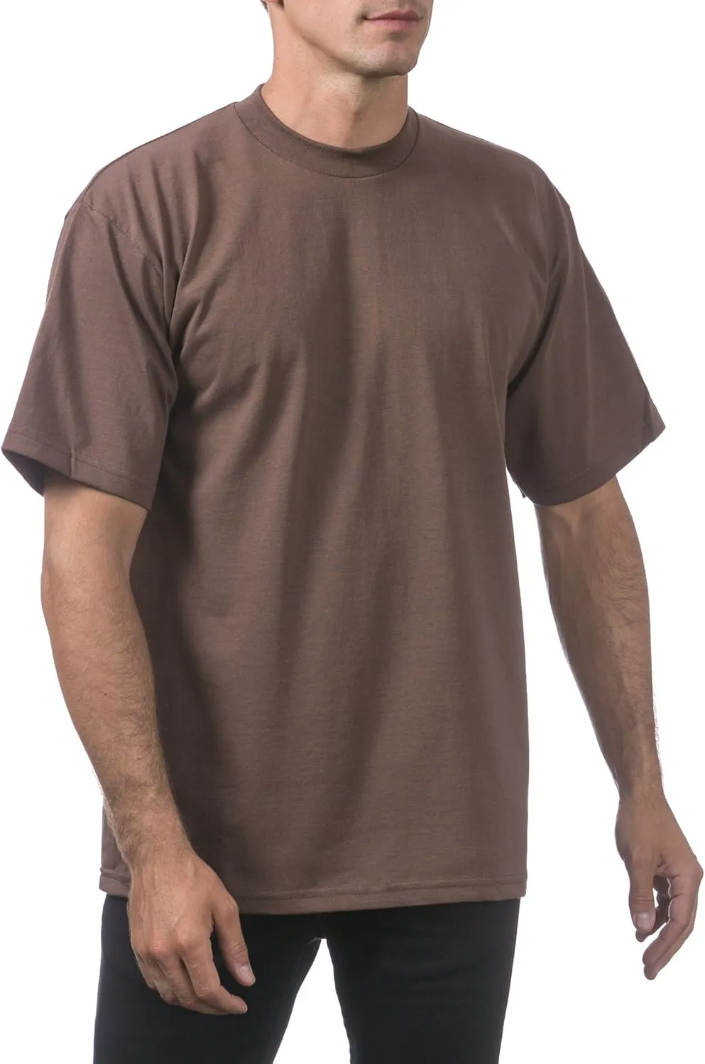 Pro Club Men's 3-Pack Heavyweight Cotton Short Sleeve Crew Neck T-Shirt