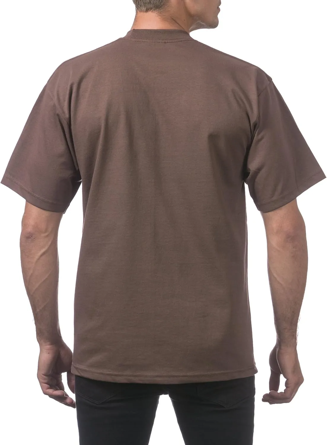 Pro Club Men's 3-Pack Heavyweight Cotton Short Sleeve Crew Neck T-Shirt