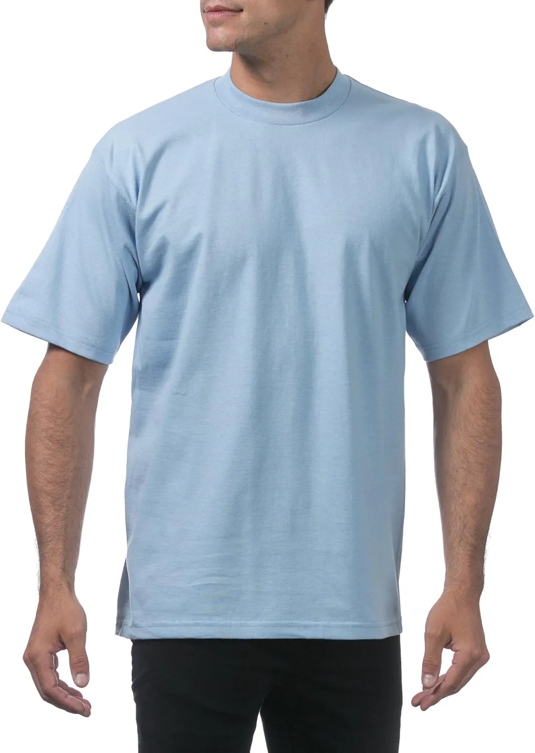 Pro Club Men's Heavyweight Cotton Short Sleeve Crew Neck T-Shirt