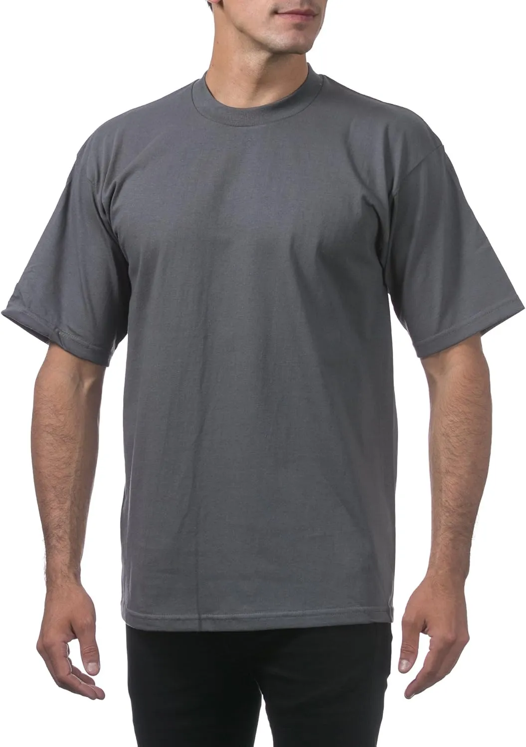 Pro Club Men's Heavyweight Cotton Short Sleeve Crew Neck T-Shirt