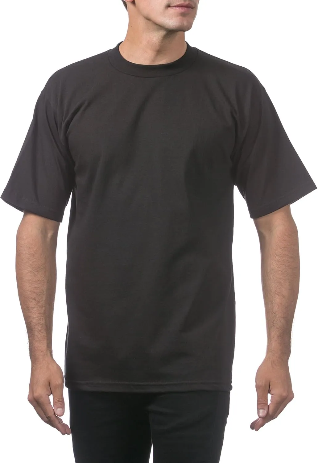 Pro Club Men's Heavyweight Cotton Short Sleeve Crew Neck T-Shirt