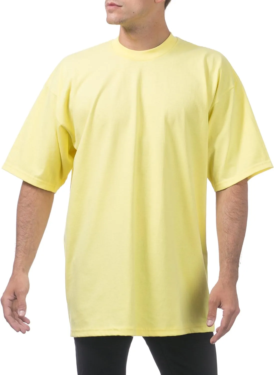 Pro Club Men's Heavyweight Cotton Short Sleeve Crew Neck T-Shirt