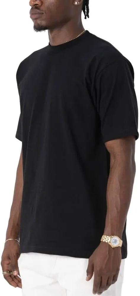 Pro Club Men's Heavyweight Cotton Short Sleeve Crew Neck T-Shirt