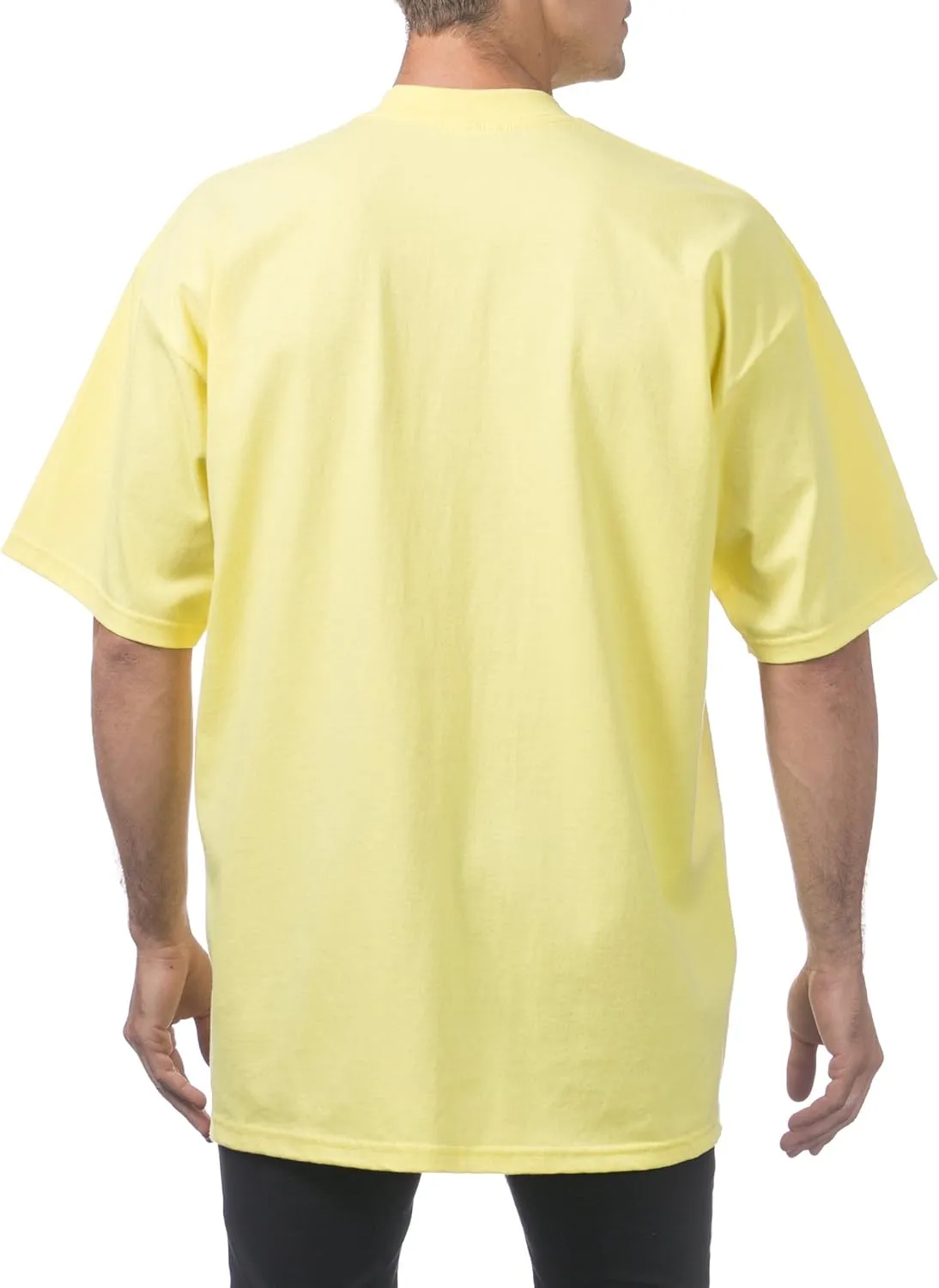 Pro Club Men's Heavyweight Cotton Short Sleeve Crew Neck T-Shirt