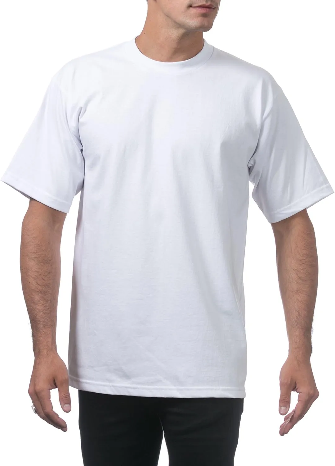 Pro Club Men's Heavyweight Cotton Short Sleeve Crew Neck T-Shirt