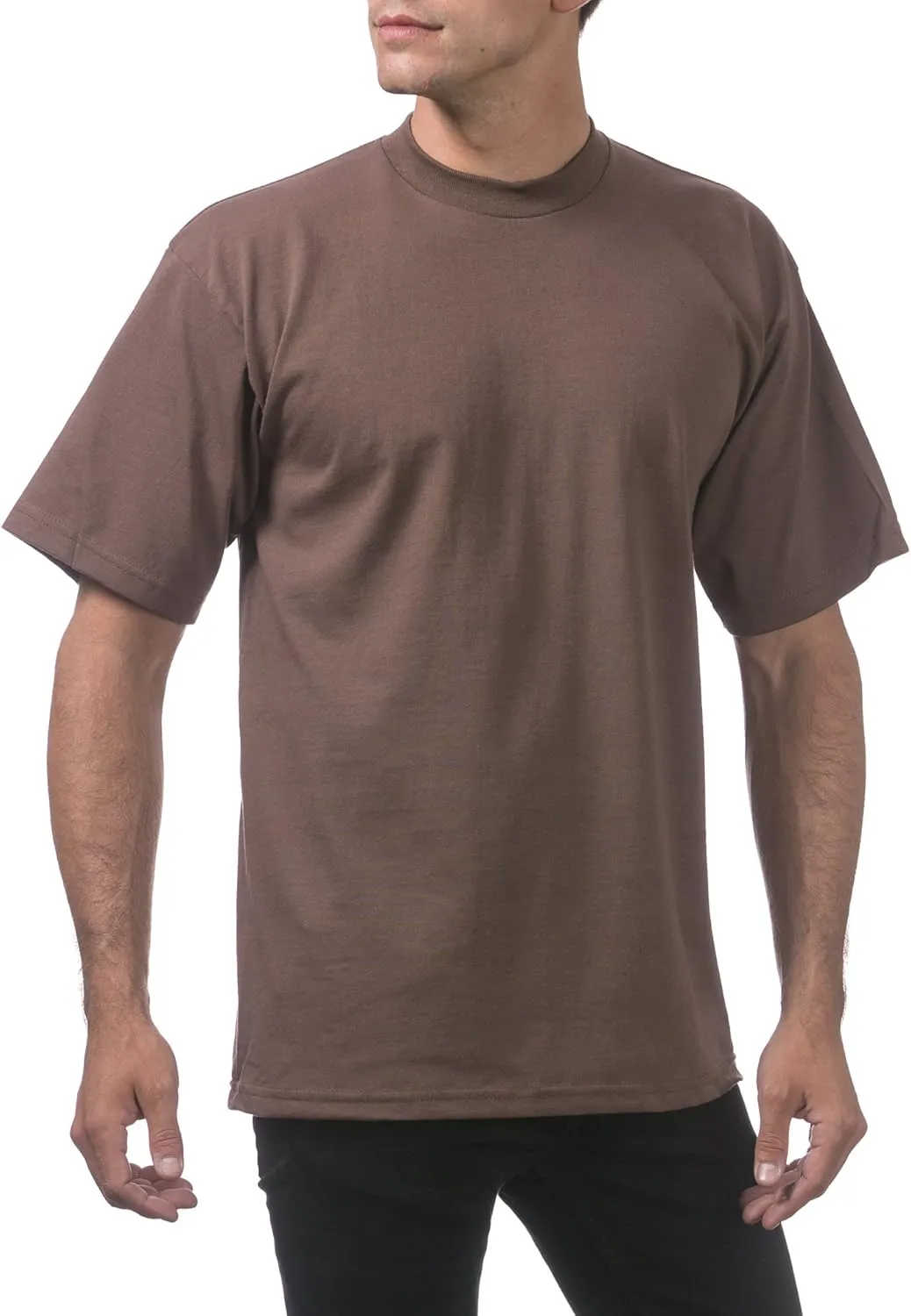Pro Club Men's Heavyweight Cotton Short Sleeve Crew Neck T-Shirt