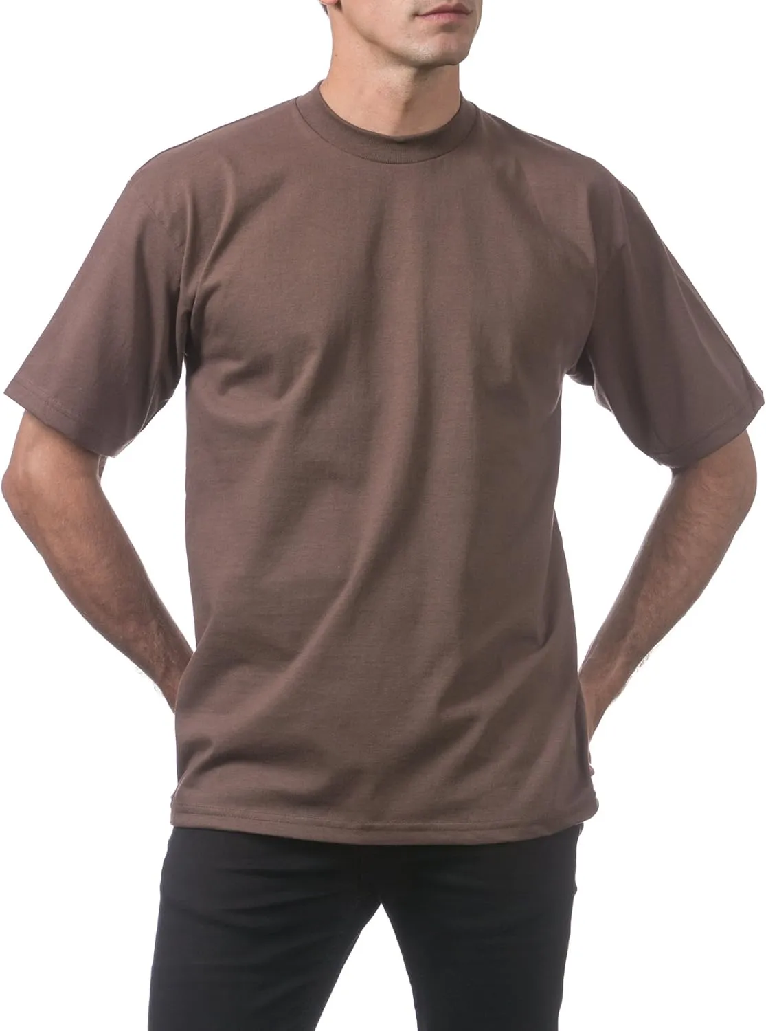 Pro Club Men's Heavyweight Cotton Short Sleeve Crew Neck T-Shirt