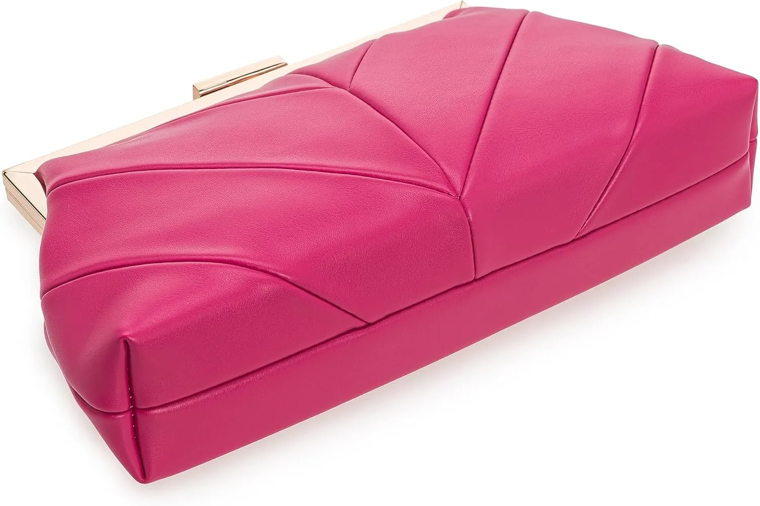 PU Clutch Purse for Women Dressy Evening Bag Formal Handbag for Wedding, Prom, Cocktail Party