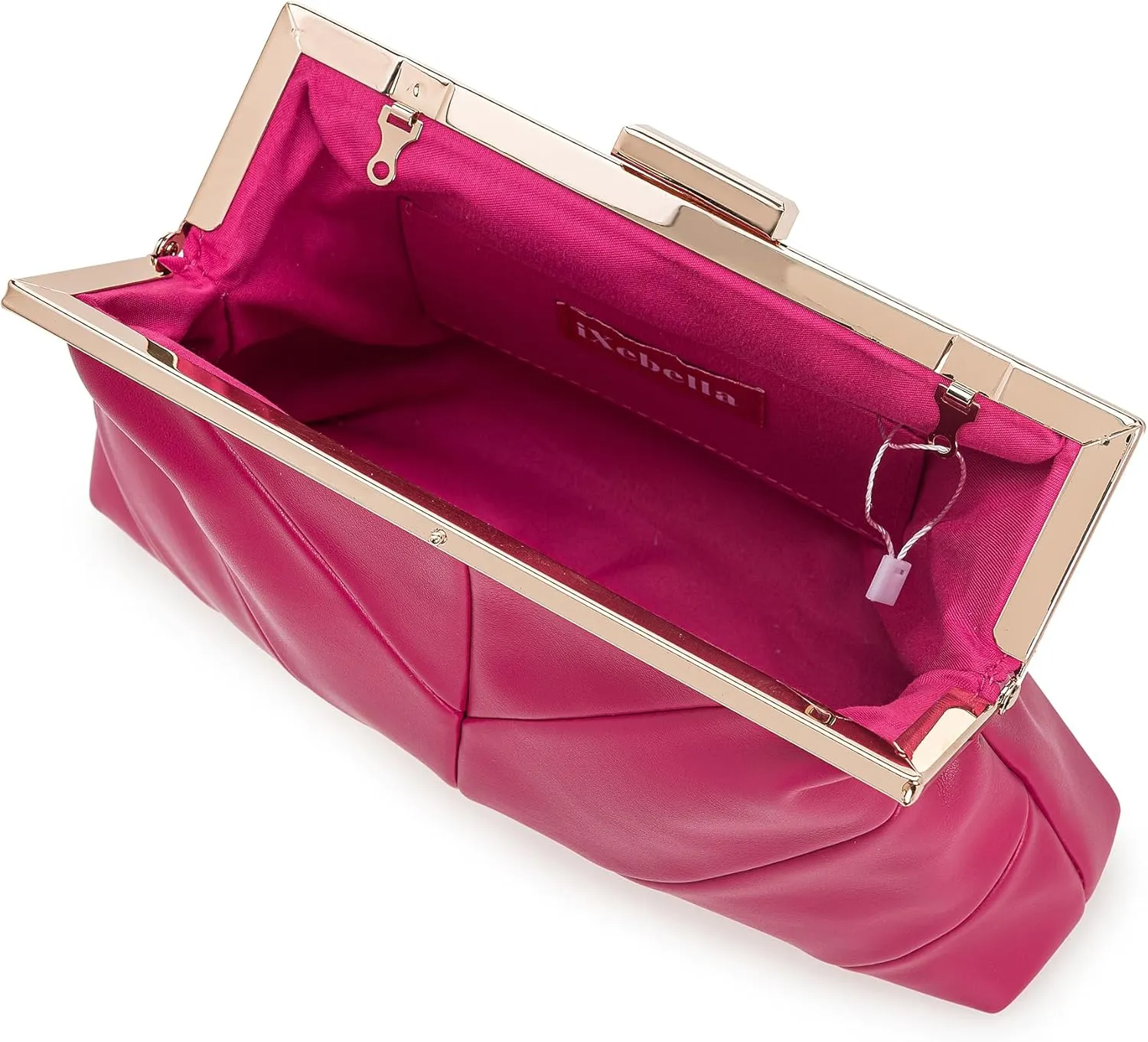 PU Clutch Purse for Women Dressy Evening Bag Formal Handbag for Wedding, Prom, Cocktail Party