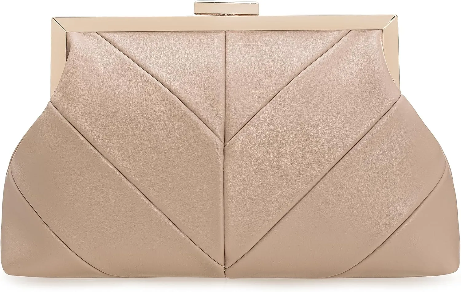 PU Clutch Purse for Women Dressy Evening Bag Formal Handbag for Wedding, Prom, Cocktail Party
