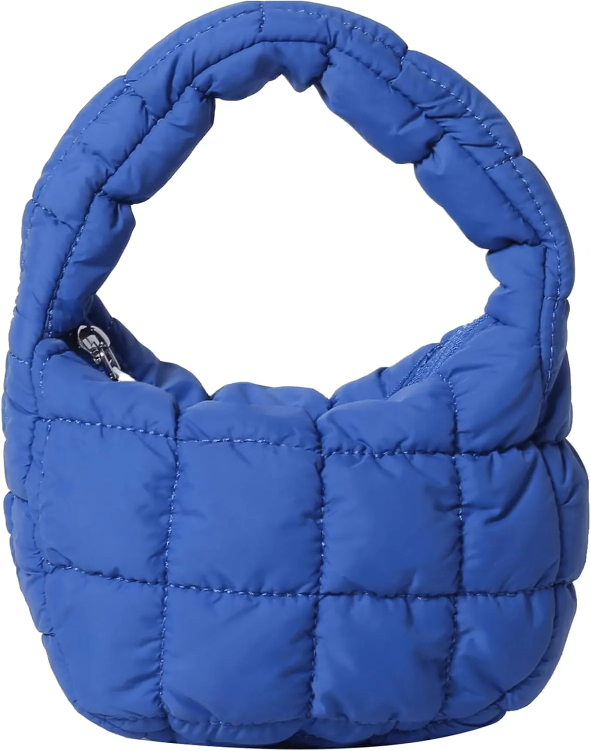 Quilted MINI Handbag and Purses Women Puffer Nylon Hobo Cotton Padded Purse Work Travel Lightweight
