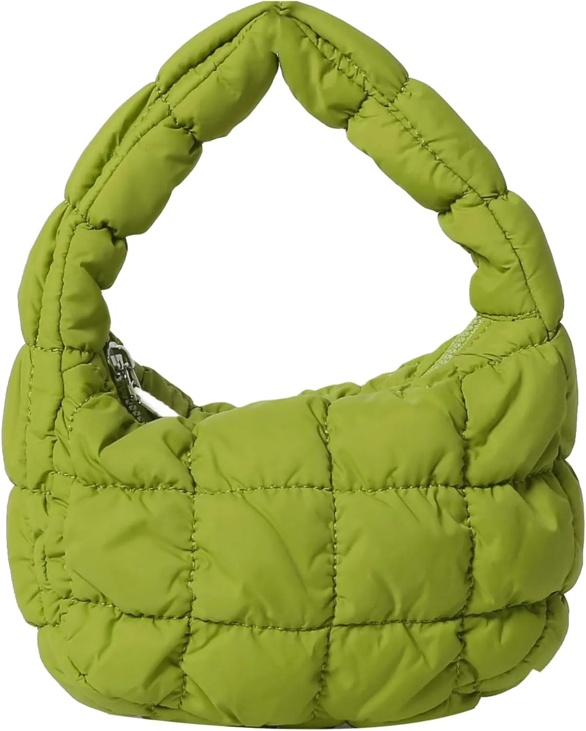 Quilted MINI Handbag and Purses Women Puffer Nylon Hobo Cotton Padded Purse Work Travel Lightweight