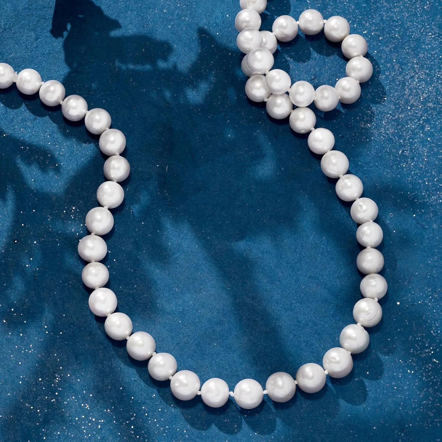 Ross-Simons 8-9mm Cultured Pearl Necklace With Sterling Silver