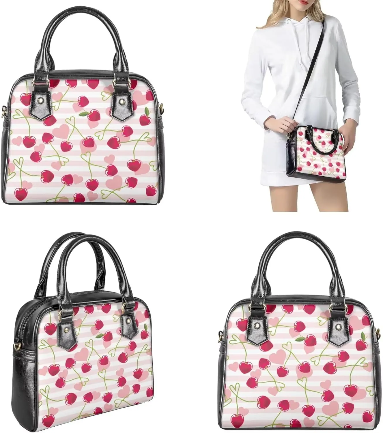 Saddle Purses for Women Hand Strap Wallet Large Saddle Bags Set of 3