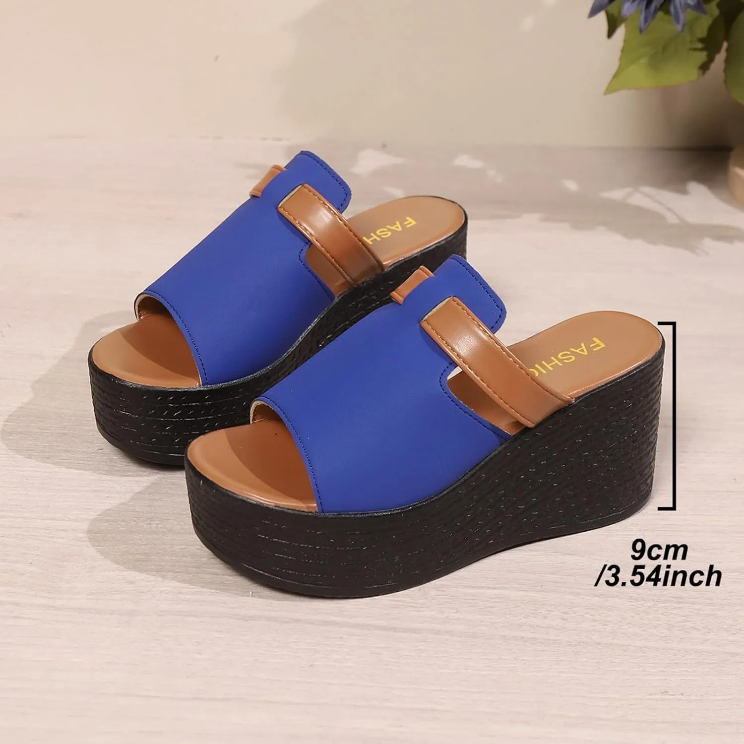 Sandals for Women 2025 Dressy Lightweight Thick Soles Wedges Heels Non-Slip Casual Slippers Pumps shoes For Woman