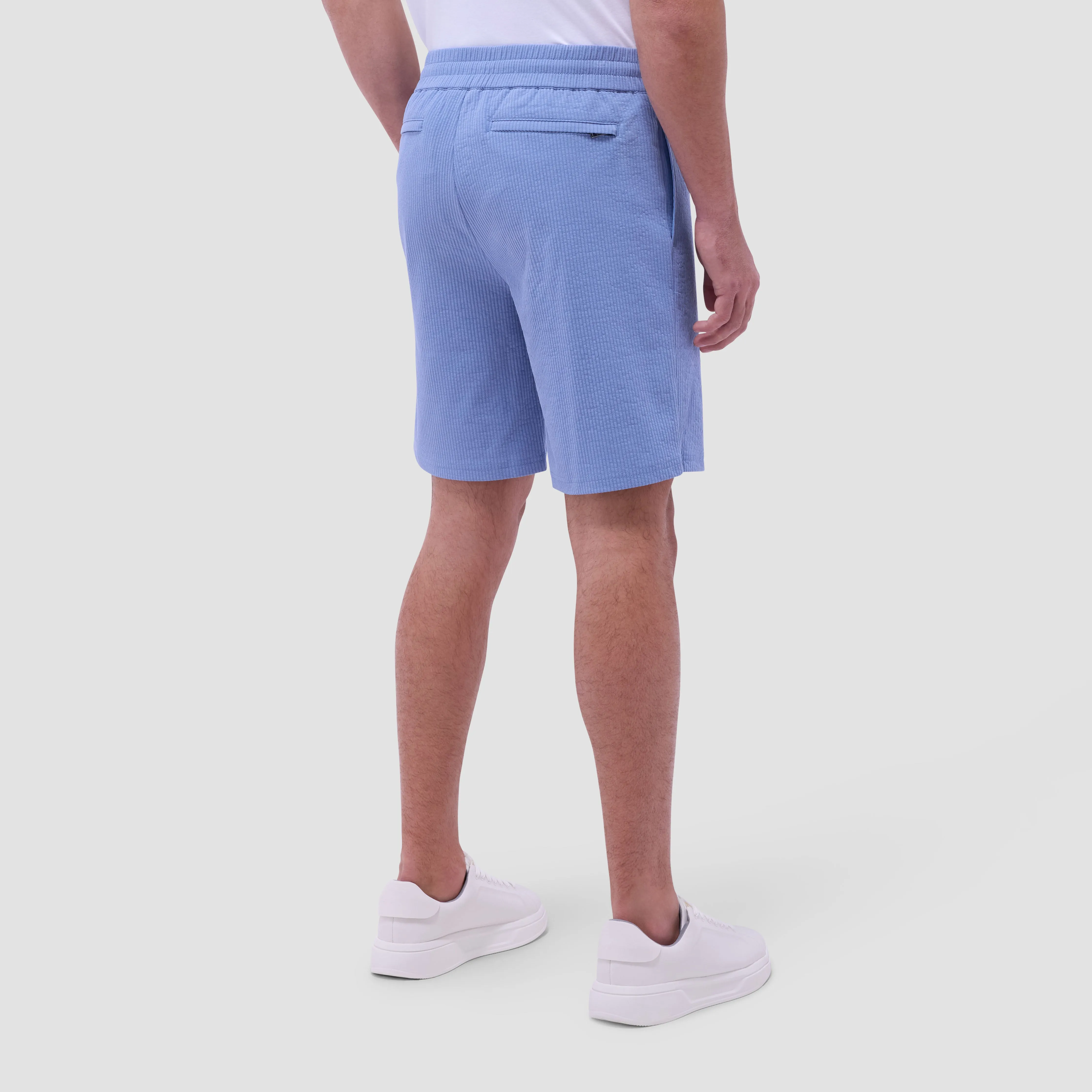 Seersucker Crinkled Shorts