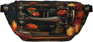Sewing Machine Fanny Pack For Women Man, Waist Belt Bag Crossbody For Sports Travel Hiking Running Jogging