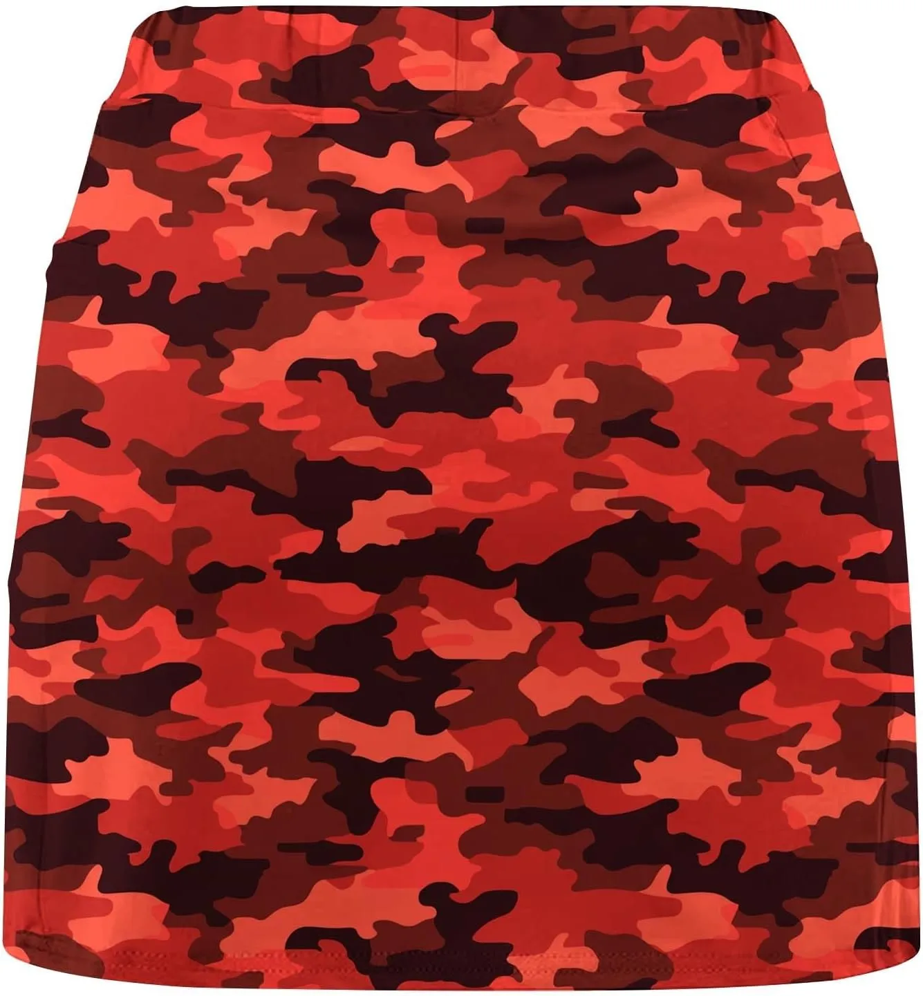 Skorts for Women High Waisted Inner Shorts, Fashion Floral Print Tennis Golf Shorts Mid Waist Comfy Casual Shorts