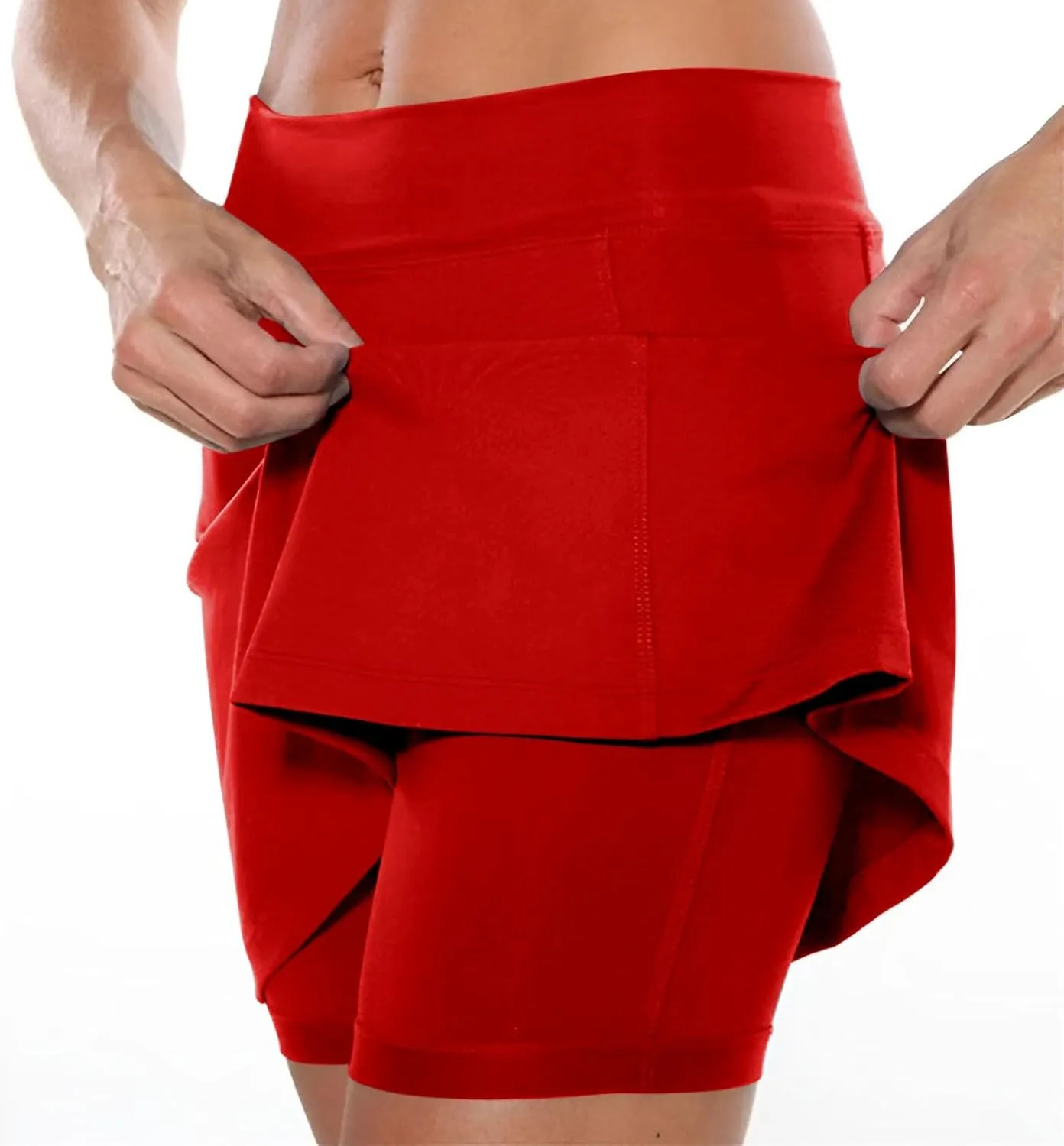 Skorts for Womens with High Waisted Soft Dressy A Line Pickleball Golf Casual Lightweight Athletic Tennis Skirt
