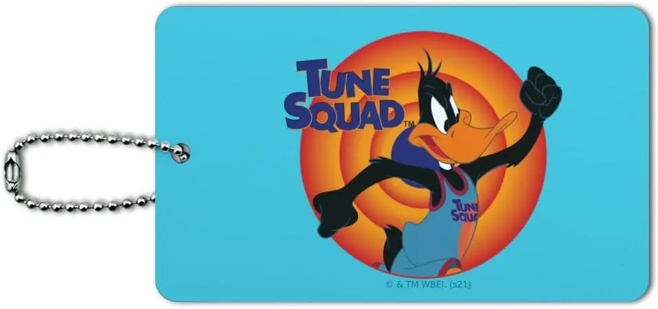 Space Jam: A New Legacy Daffy Duck Luggage Card Suitcase Carry-On ID Tag