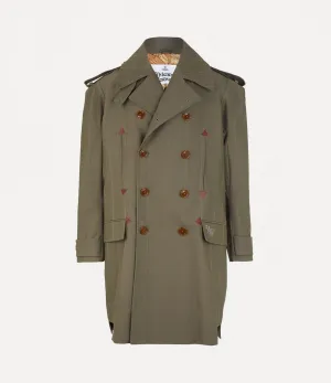 Stripped Trench Coat