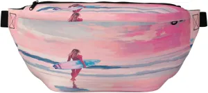 Surfer Girl Fanny Pack For Women Man, Waist Belt Bag Crossbody For Sports Travel Hiking Running Jogging