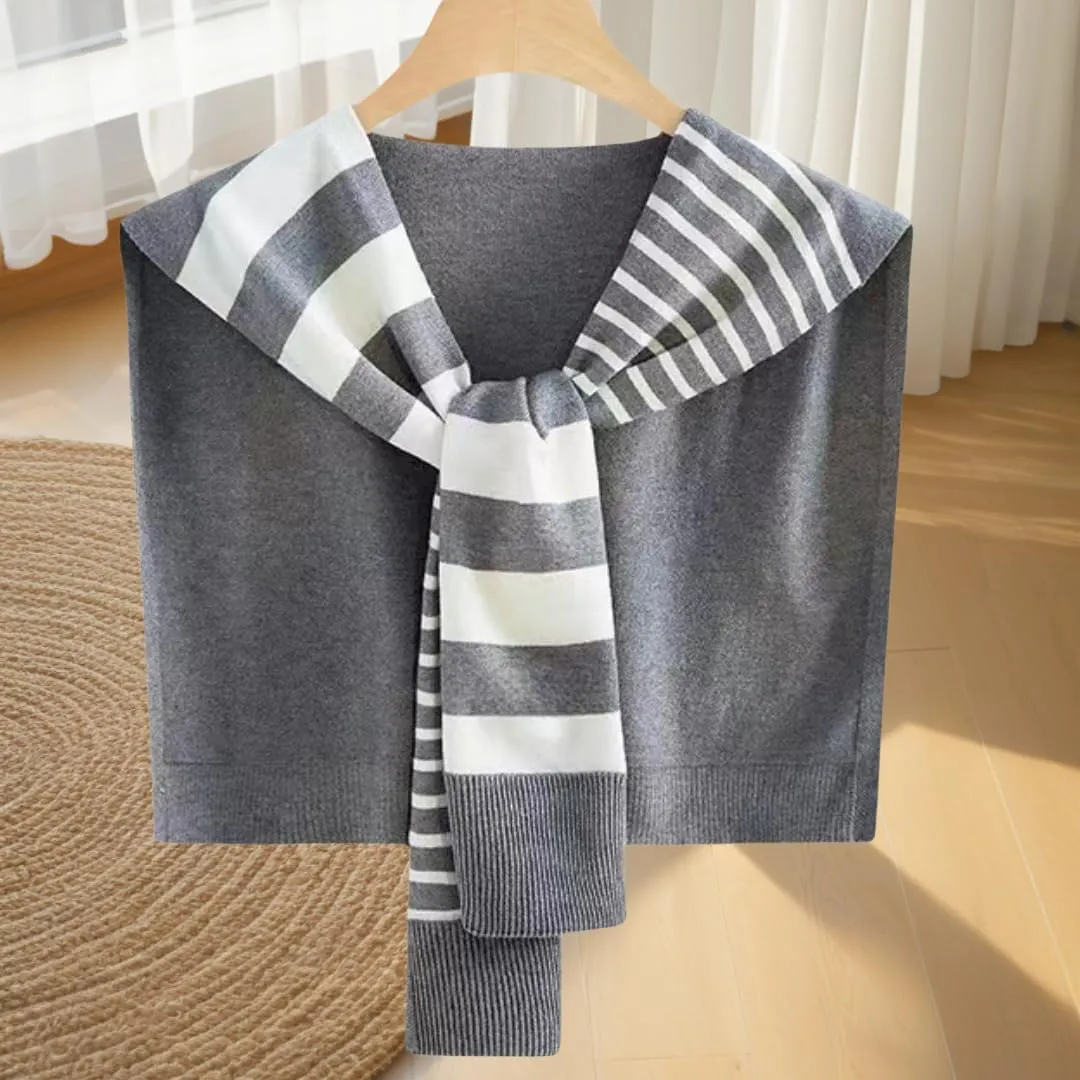 Sweater Shawl Wraps for Women Sweater Knitted Knotted Shawls Travel Casual Scarf Cape Shoulder Tops Fashion Wrap