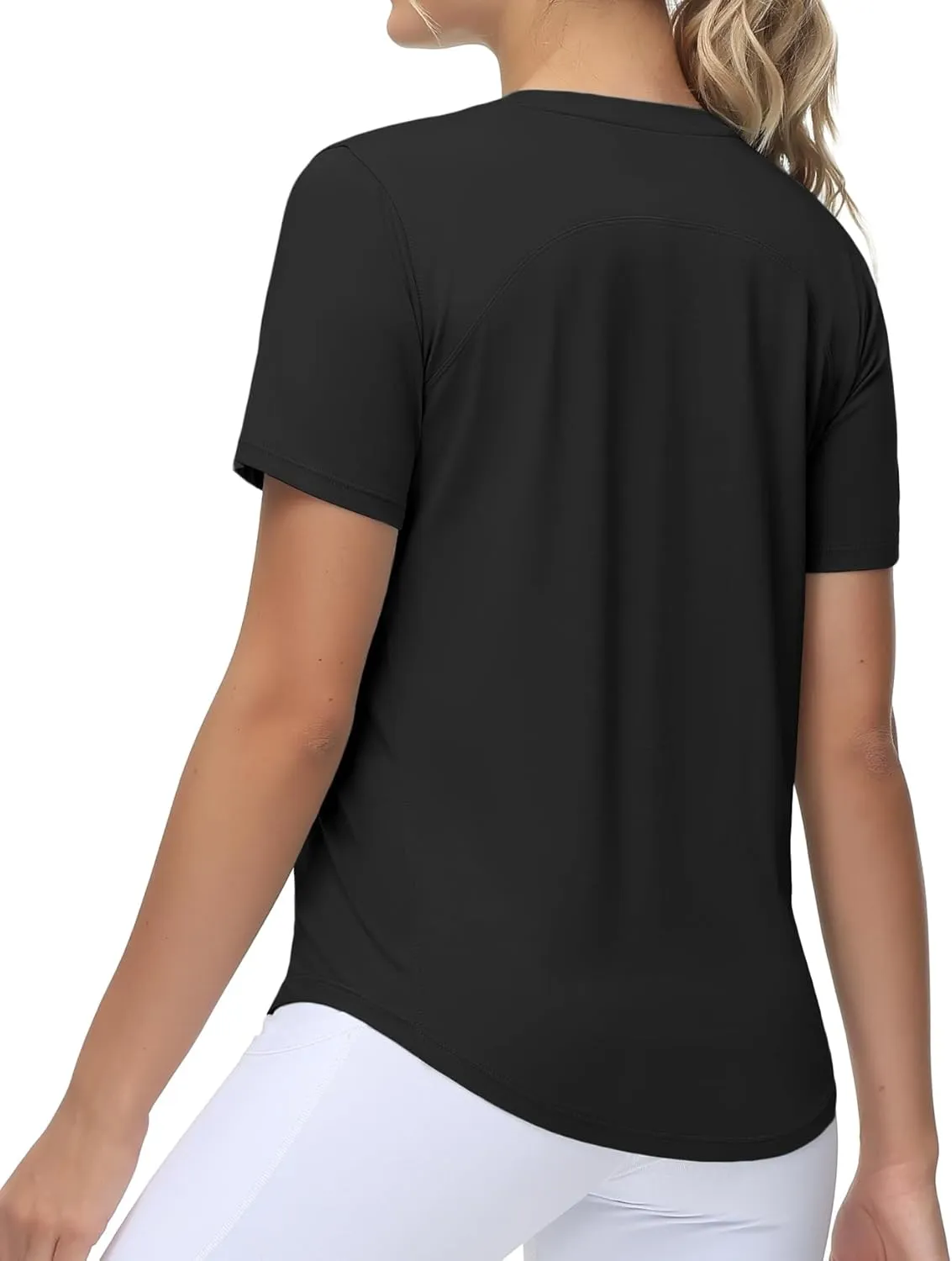 THE GYM PEOPLE Women's Workout Short Sleeve Breathable T-Shirts Athletic Yoga Tee Tops