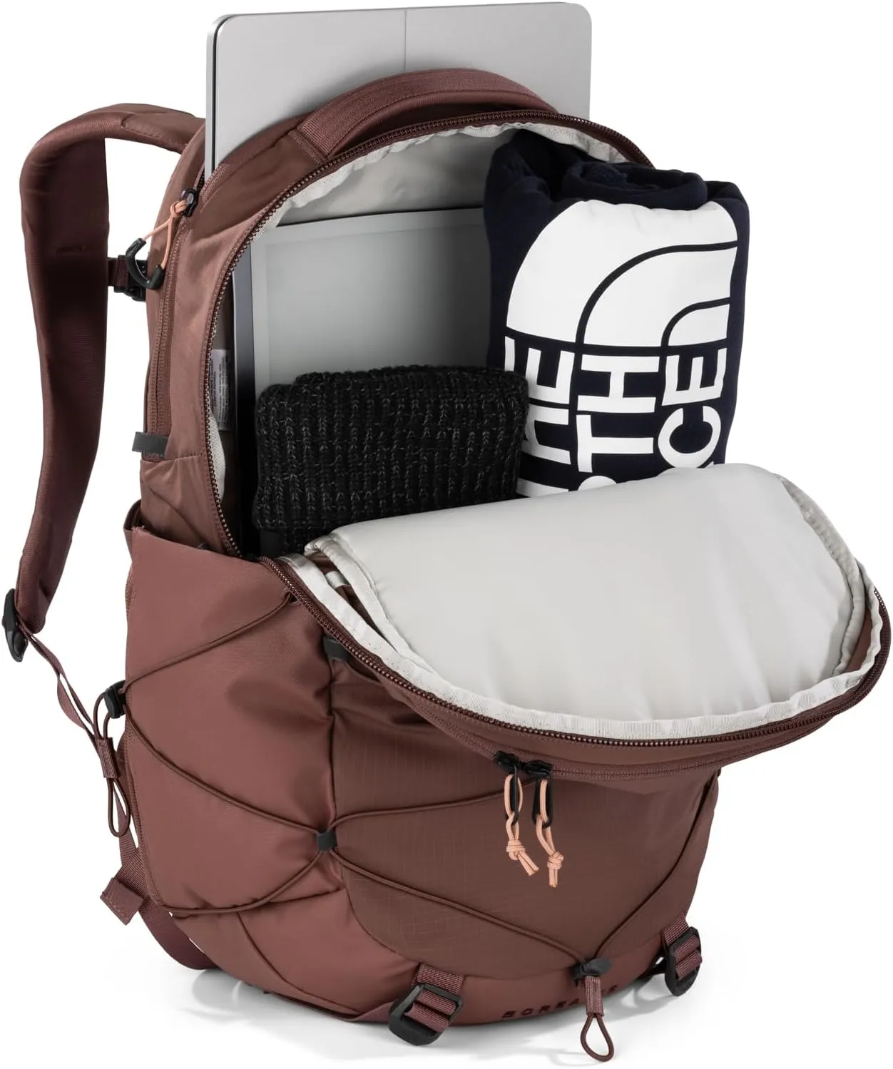THE NORTH FACE Women's Borealis Commuter Laptop Backpack, Marron Purple/Pink Clay