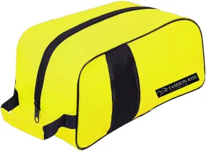 Waterproof Sports Boot/Shoe/Travel Bag for Football Cricket Rugby Golf Toiletry Gym for Boy/Girl Men/Women (Yellow)