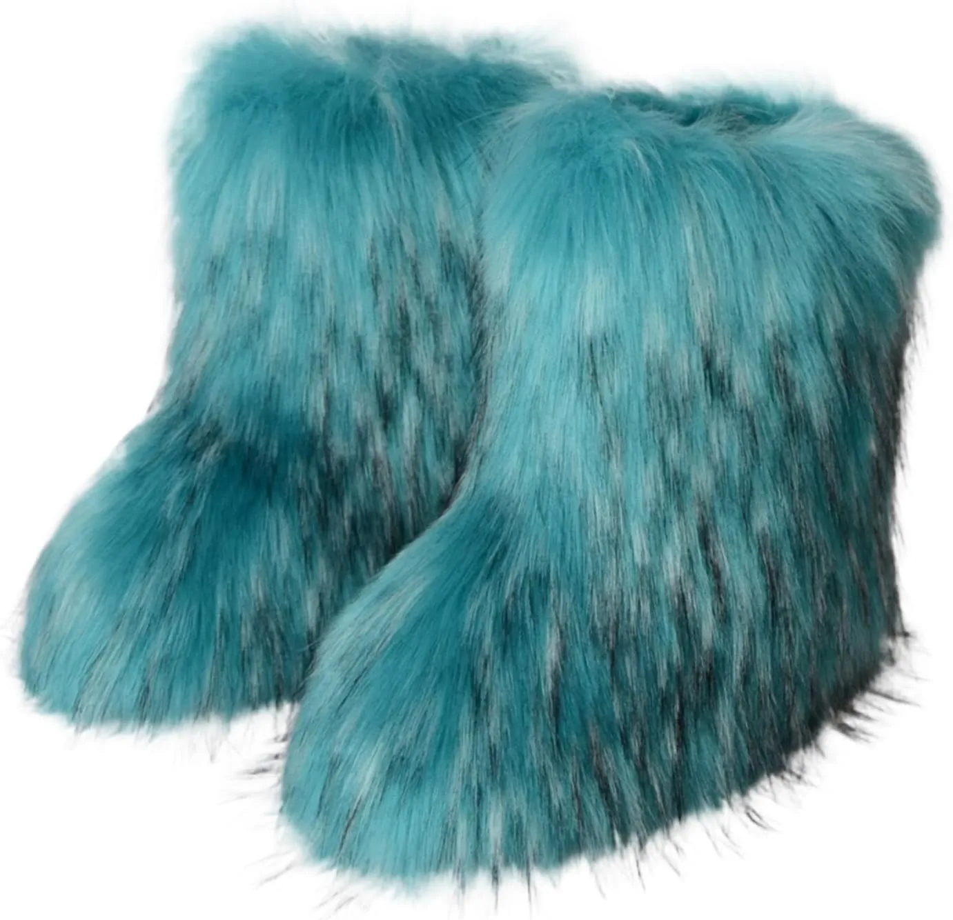 Winter Ankle Boots for Women Waterproof Snow Womens Black Snow Boots Ankle Snow Boots Size 7 Women Fur Boots Heels for Women Winter Botas Para Nieve Mujer