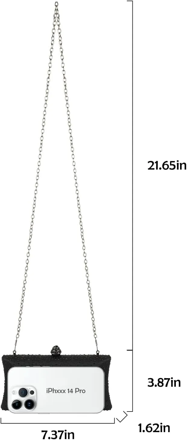 Women Handbags Rhinestone Party Prom Wedding Bride Evening Bags Crystal Party Clutch Purse